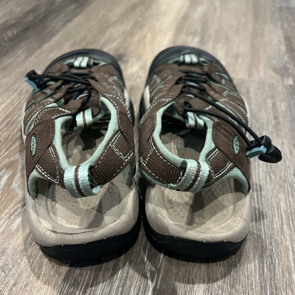 Keen women’s Newport h20 brown teal slip on sandals size 8 - Picture 5 of 9